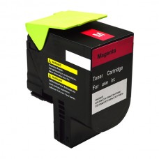 Remanufactured Lexmark CX310 CX410 CX510 80C8SM0 Magenta Toner