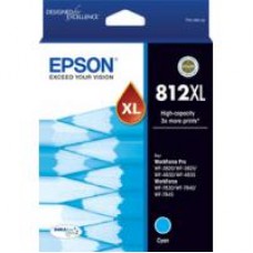 Genuine Epson 812XL Cyan Ink Cartridge