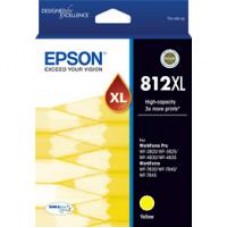 Genuine Epson 812XL Yellow Ink Cartridge