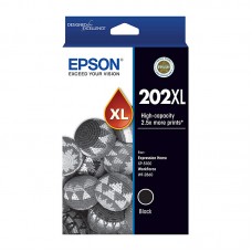 Genuine Epson 202XL Black High Yield Ink Cartridge