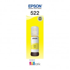 Genuine Epson T522 Yellow Ink Bottle