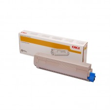 Genuine Oki mc853 45862843 Cyan Toner Cartridge