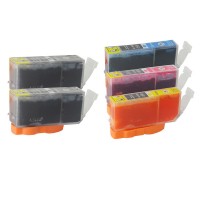 PGI-5 CLI-8 Compatible Inkjet Cartridge [Boxed Set 5 Ink Cartridges]