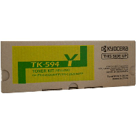 Genuine Kyocera TK-594Y Yellow Toner Cartridge FS-C2026MFP FS-C2526MFP