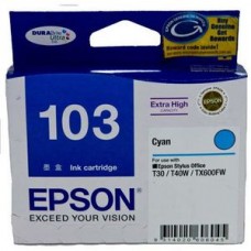 Epson 103 OEM Extra High Capacity Ink Cartridge Cyan